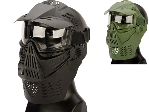 Avengers Transformer Modular Airsoft / Paintball Mask w/ Visor & Neck Guard 