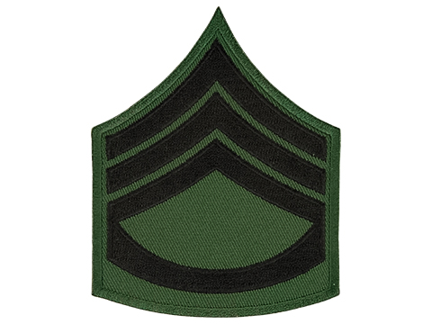 Matrix Military Ranking Embroidery Patch (Style: Staff Sergeant)