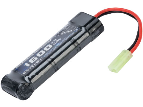 Matrix High Output Small Type Airsoft NiMH Battery (Configuration: 8.4V / 1600mAh / Small Tamiya)