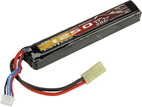 Matrix High Performance 11.1V Stick Type Airsoft LiPo Battery (Model: 1250mAh - 20C / Small Tamiya)