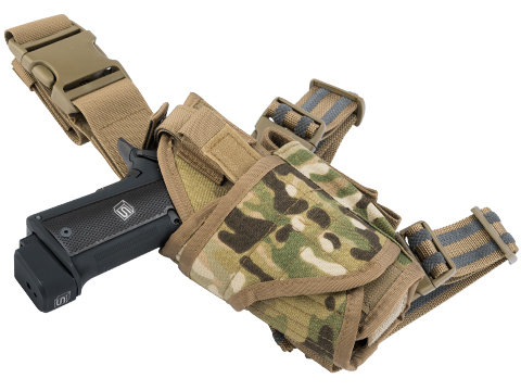 Matrix Tornado Universal Tactical Thigh / Drop Leg Holster (Color: Camo / Right)