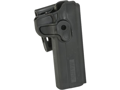 Matrix Hardshell Adjustable Holster for 1911 Series Airsoft Pistols (Type: Black / Belt Attachment)