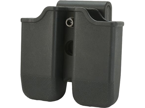 Matrix Hardshell Adjustable Magazine Holster for Glock Series Pistol Mags (Mount: Belt Attachment / Black)