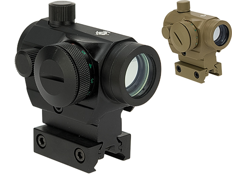 Matrix  / Evike.com T1 Style Micro Red/Green Dot Reflex Sight with Medium Height Riser (Color: Black)