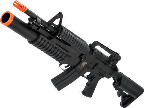 Matrix / S&T Sportsline M4 Airsoft AEG Rifle w/ G3 Micro-Switch Gearbox (Model: Black M4 M203)