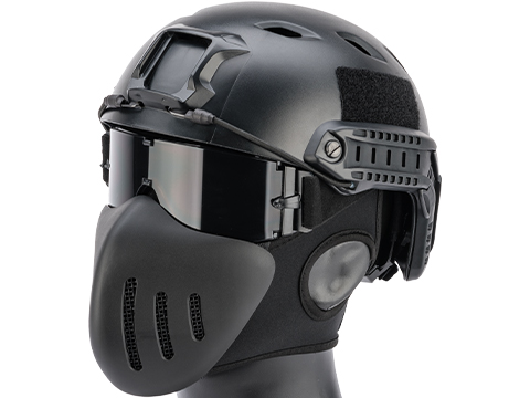 Matrix Knight Half Mask (Color: Black)