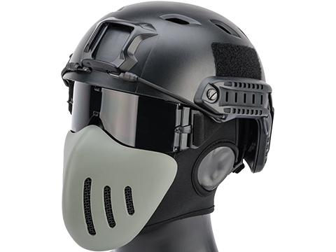 Matrix Knight Half Mask (Color: Grey)