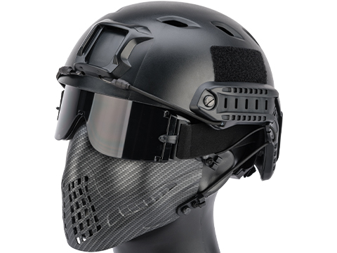 Matrix Pilot Half Mask (Color: Carbon Fiber)