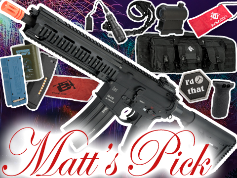Umarex Licensed H&K 416 A5 AEG w/ Avalon Gearbox by VFC (Color: Matt's Pick Essentials Package)