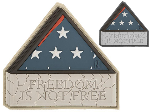 Maxpedition Freedom Is Not Free PVC Morale Patch (Color: SWAT)