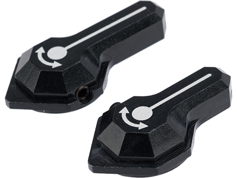 Maxx Model CNC Aluminum Low Profile Selector Levers for VFC SCAR Airsoft AEGs (Model: Style B / Black)
