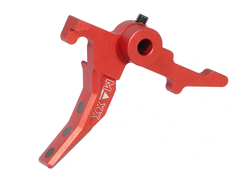 Maxx Model CNC Aluminum Advanced Trigger for Wolverine MTW Airsoft Rifles (Model: Style C / Red)