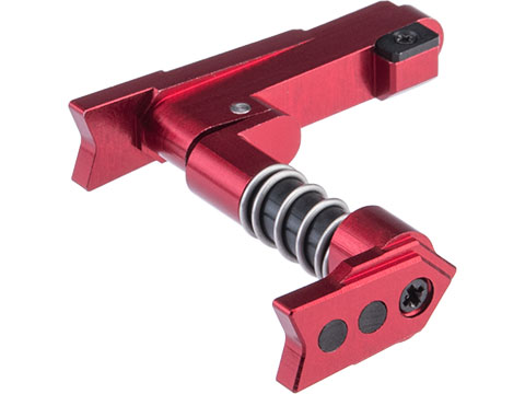 Maxx Model CNC Aluminum Advanced Magazine Release (Model: Style A / Red)