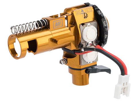 Maxx Model CNC Aluminum Hopup Chamber for M4 / M16 Series Airsoft AEG Rifles (Model:  MI - PRO w/ LED)
