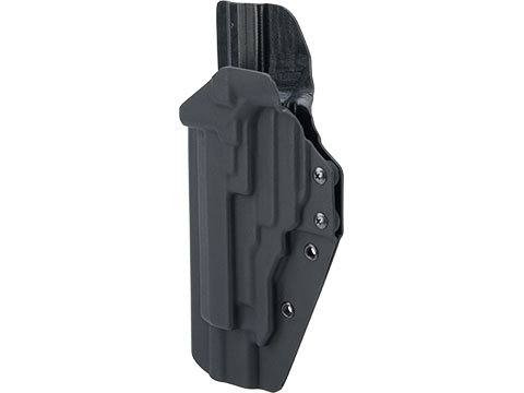 MC Kydex Airsoft Elite Series Pistol Holster for M93R Pistols (Model: Black / No Attachment / Left Hand)