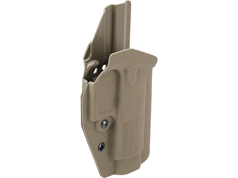 MC Kydex Airsoft Elite Series Pistol Holster for PPQ Pistols (Model: Flat Dark Earth / No Attachment / Right Hand)