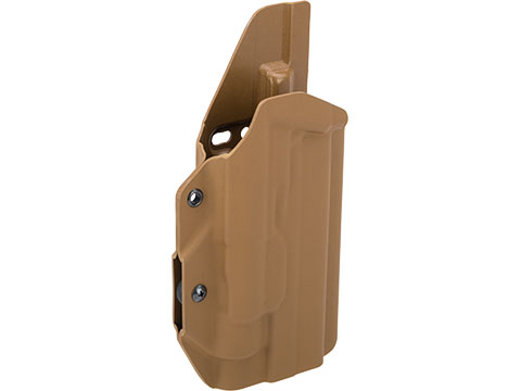 MC Kydex Airsoft Elite Series Pistol Holster for 2011 / Hi-Capa Series w/ TLR-1 Flashlight (Model: Coyote Brown / No Attachment / Right Hand)