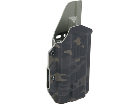 MC Kydex Airsoft Elite Series Pistol Holster for 2011 / Hi-Capa Series w/ TLR-1 Flashlight (Model: Multicam Black / No Attachment / Right Hand)