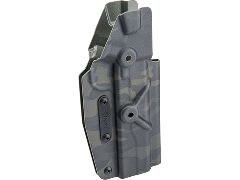 Milwaukee Custom Kydex Alpha Series Kydex Holster for 1911 Gas Airsoft Pistols (Color: Multicam Black / Non-Lightbearing)