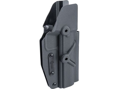 Milwaukee Custom Kydex Alpha Series Kydex Holster for M&P9 Gas Airsoft Pistols (Color: Black / Non-Lightbearing)