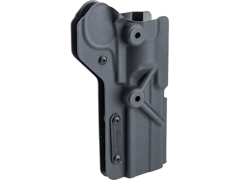 Milwaukee Custom Kydex Alpha Series Kydex Holster for Elite Force H8R Gas Airsoft Pistols (Color: Black / Non-Lightbearing)