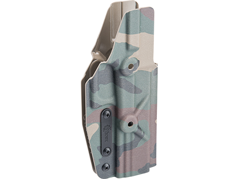 Milwaukee Custom Kydex Alpha Series Kydex Holster for GLOCK Double Stack Pistols (Color: M81 Woodland / Non-Lightbearing)