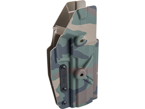 Milwaukee Custom Kydex Alpha Series Kydex Holster for SIG Sauer M17 Pistols (Color: M81 Woodland / Non-Lightbearing)