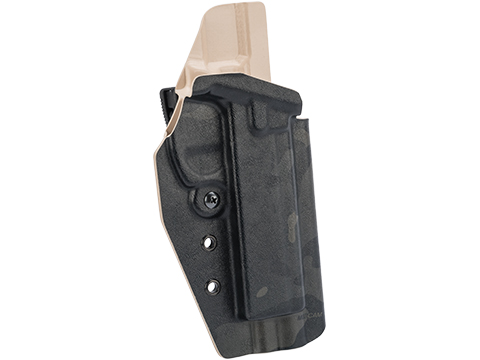 MC Kydex Airsoft Elite Series Pistol Holster for CZ SP-01 Shadow (Model: Multicam Black / TEK-LOK Black / Right Hand)