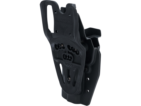 MC Kydex Airsoft Elite Series Pistol Holster for FNX 45 Pistols (Model: Black / Duty Drop / Right Hand)