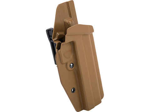 MC Kydex Airsoft Elite Series Pistol Holster for 2011 / Hi-Capa Series (Model: Coyote Brown / TEK-LOK Black / Right Hand)