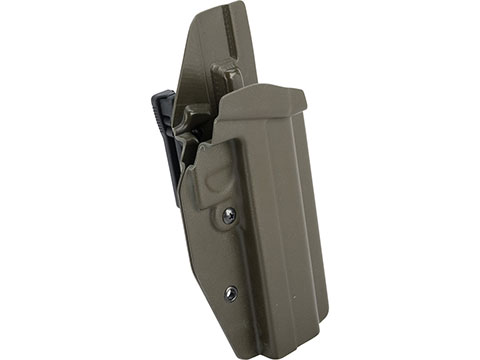 MC Kydex Airsoft Elite Series Pistol Holster for 2011 / Hi-Capa Series (Model: Flat Dark Earth / TEK-LOK Black / Right Hand)