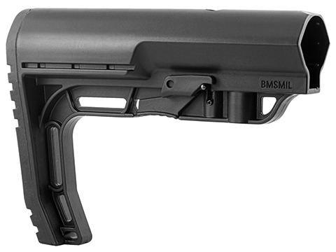 Mission First Tactical Battlelink Restricted State Compliant Minimalist Stock for Mil-Spec AR-15 Buffer Tubes (Color: Black)