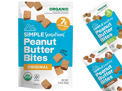 Mountain House Simple Sensations Freeze Dried Peanut Butter Bites 