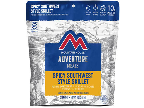 Mountain House Freeze Dried Camping Food (Menu: Spicy Southwest Style Skillet)