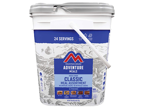 Mountain House Classic Assortment Bucket Freeze Dried Camping Food