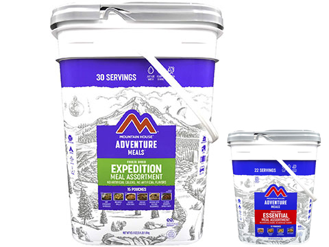 Mountain House Freeze Dried Camping Food Meal Bucket 