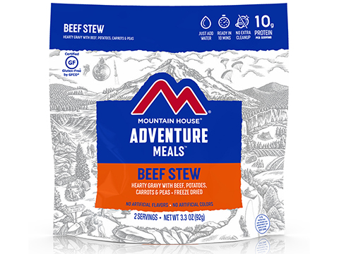 Mountain House Freeze Dried Camping Food (Menu: Beef Stew / Entree)