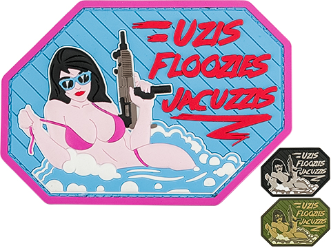 Mil-Spec Monkey Uzis Floozies Jacuzzis PVC Patch 