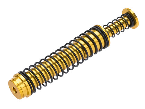 MITA Enhanced Aluminum Recoil Spring Guide for Elite Force / UMAREX GLOCK 17 Gen4 Airsoft Gas Blowback Pistols (Color: Gold)