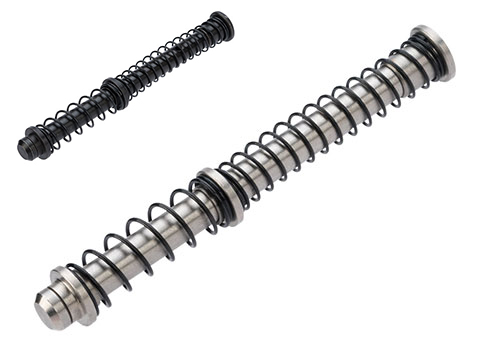 MITA Enhanced Recoil Spring Guide for for ISSC M22, SAI BLU, Lonewolf, & Compatible Airsoft Gas Blowback Pistols (Model: Stainless Steel 120%)
