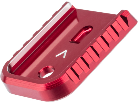 MITA Aluminum Magazine Base Plate for Elite Force / UMAREX GLOCK, ISSC M22, SAI BLU, Lonewolf, & Compatible Airsoft Gas Blowback Pistols (Color: Red)