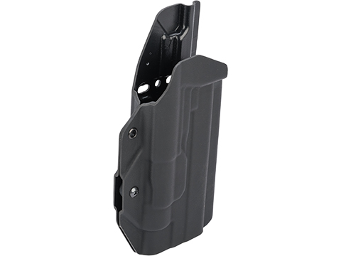 MC Kydex Airsoft Elite Series Pistol Holster for 1911 w/ TLR-1 Flashlight (Model: Black / No Attachment / Right Hand)