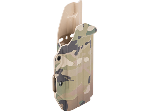 MC Kydex Airsoft Elite Series Pistol Holster for 1911 w/ TLR-1 Flashlight (Model: Multicam / No Attachment / Right Hand)