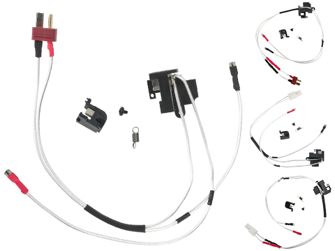 Modify Low Resistance Wiring Switch Assembly for Ver.2 Airsoft AEG (Type: M4/M16 Rear Wiring / Standard Deans)