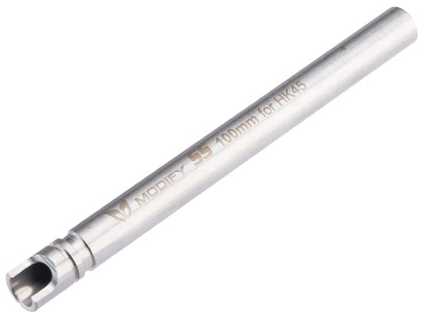 Modify 6.03mm Stainless Steel Tight Bore Inner Barrel for Gas Pistol Hop-Up Units (Length: 100mm / TM HK45)