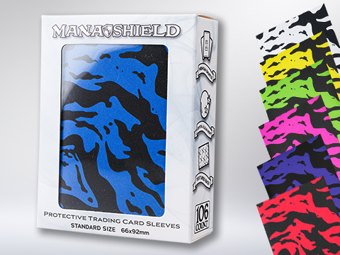 Mana Shield x Evike.com Exclusive 106ct Standard Sized Neon Series Deck Protector Card Sleeves 