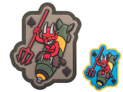 Mil-Spec Monkey Devil Bomber PVC Morale Patch 