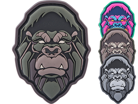 Mil-Spec Monkey Gorilla Head PVC Morale Patch 