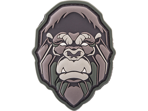 Mil-Spec Monkey Gorilla Head PVC Morale Patch (Color: Multicam)