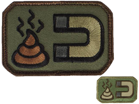 Mil-Spec Monkey Sh*t Magnet Hook and Loop Patch (Color: Forest)